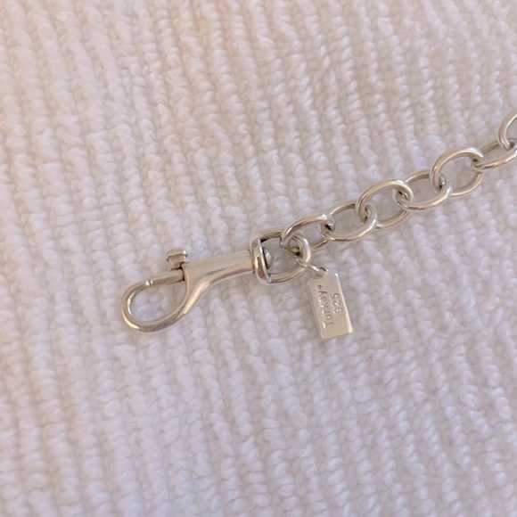 Coach Double Heart Bracelet & Interlocking Heart Ring Sterling Silver Set! - Picture 5 of 12